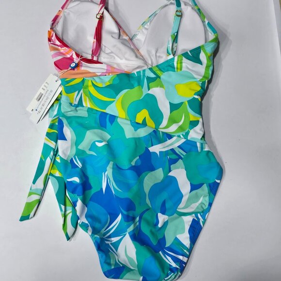 Bleu by Rod Beattie Surplice Tied One-Piece Swimsuit - Picture 6 of 8